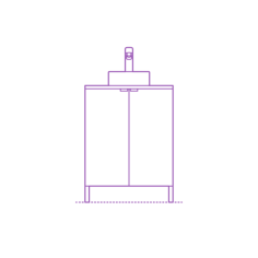 Fixtures Bathroom Vanity Ikea Lillangen Gutviken Single Vanity 2 Door Sketch Svg Vector, Free Vectors File
